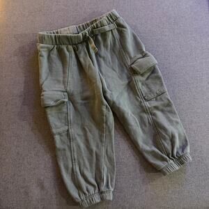 H&M Green Cargo Jogger Pants